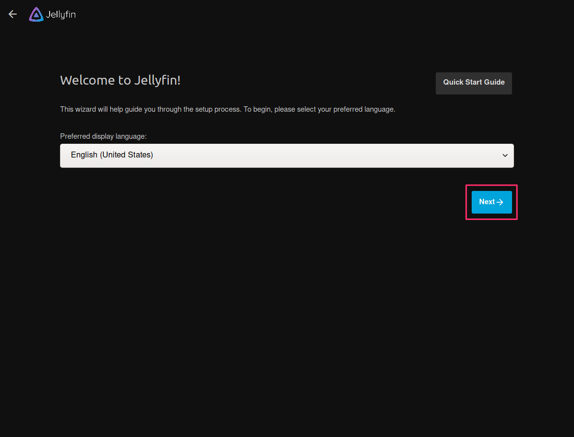 Language Setup Language Setup