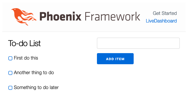 A custom Phoenix application A custom Phoenix application